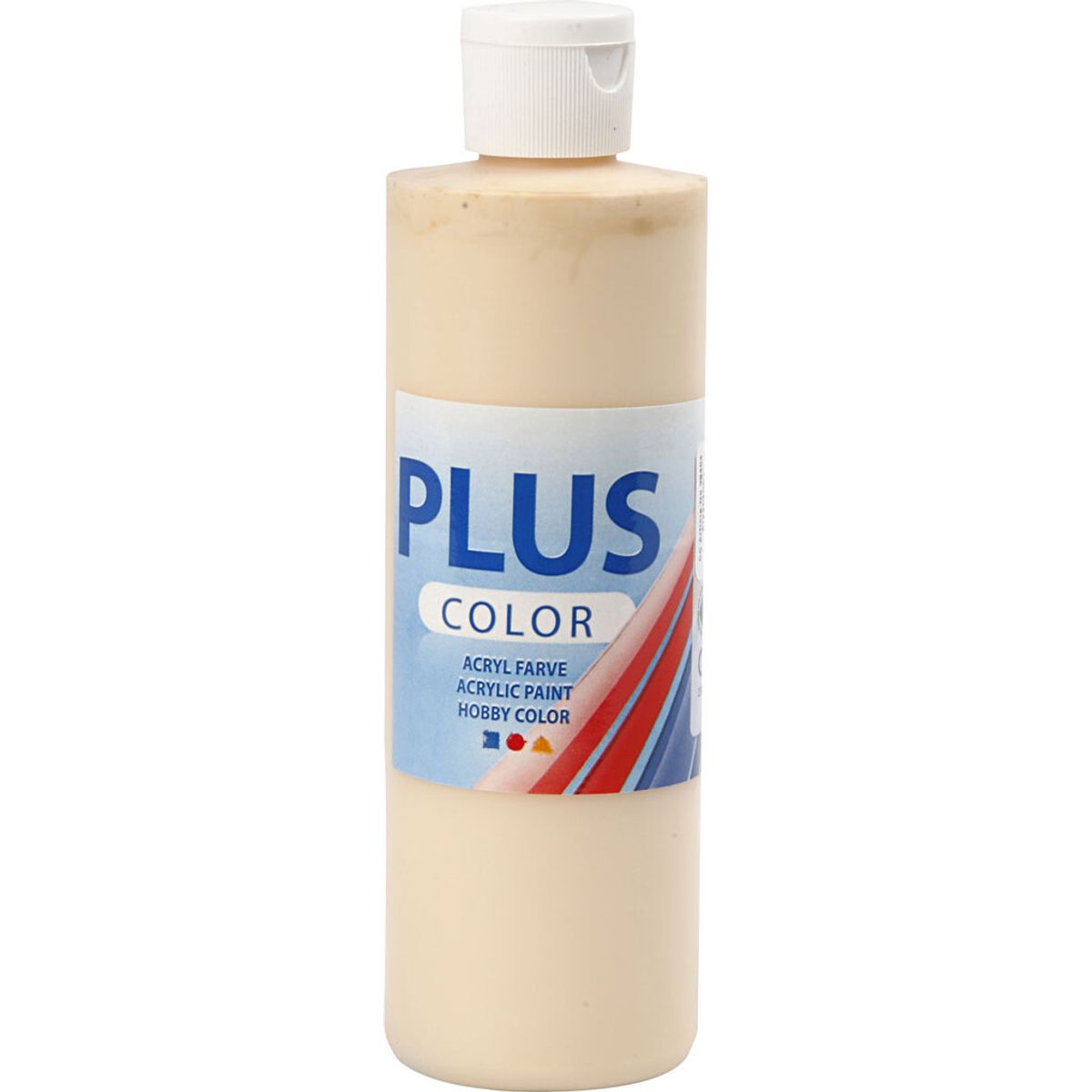 Plus Color Hobbymaling - Akrylfarve - Lys Pudder - 250 Ml