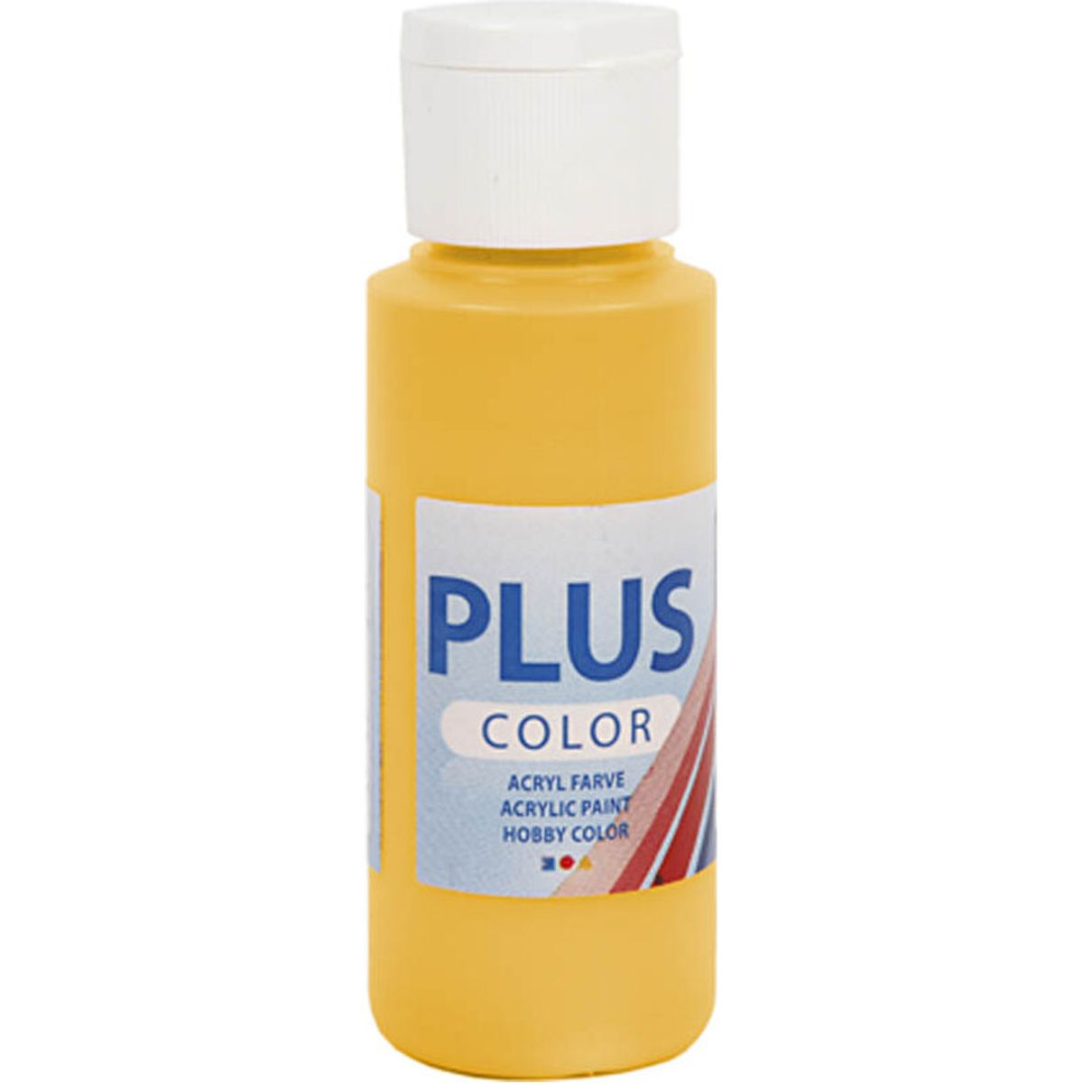 Plus Color Hobbymaling - Akrylfarve - Yellow Sun - 60 Ml