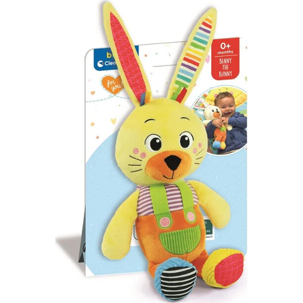 Sansebamse - Benny The Bunny - Baby Clementoni