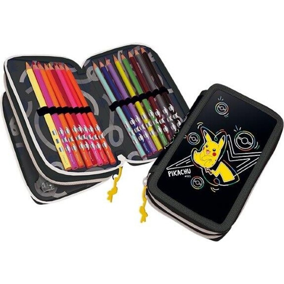 Pokémon - Neon - 2-compartment Filled Pencil Case (161508516)