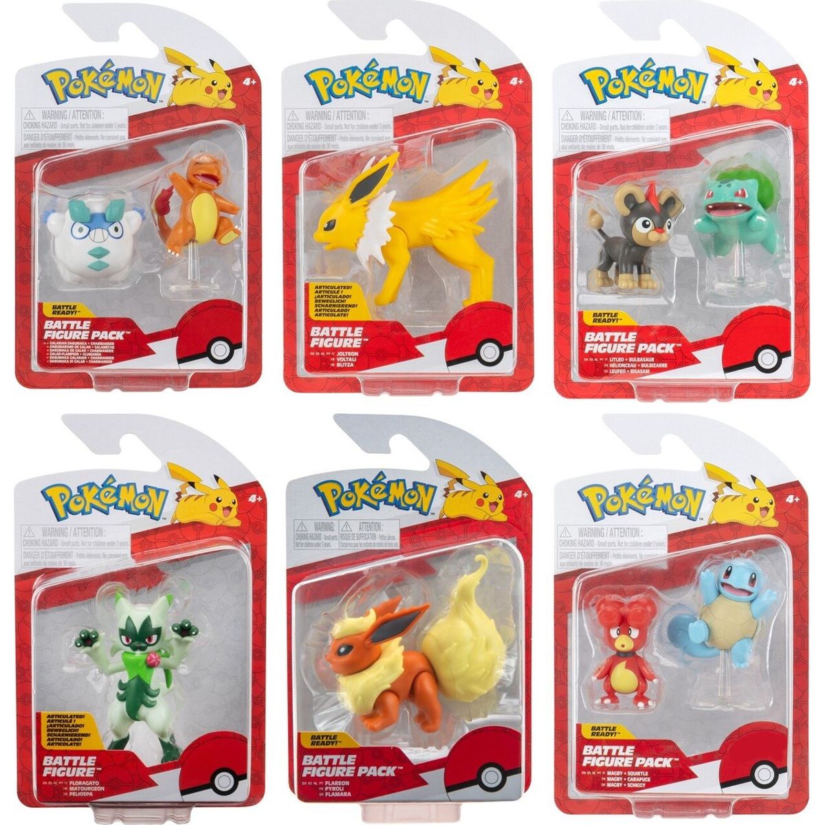 Pokémon Battle Figurer - Assorteret