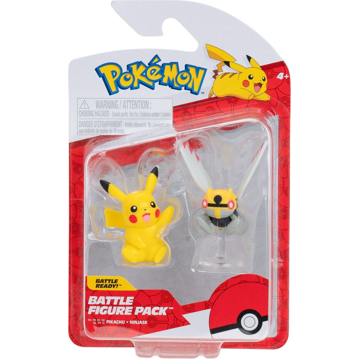 Pokémon Battle Figurer - Ninjask Og Pikachu - 2-pak