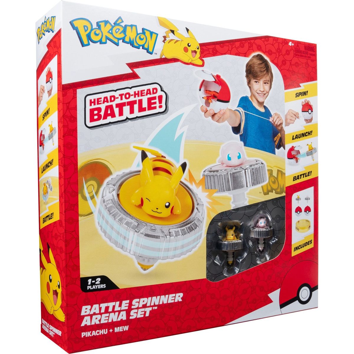 Pokémon - Battle Spinner Arena Set - Pikachu Og Mew