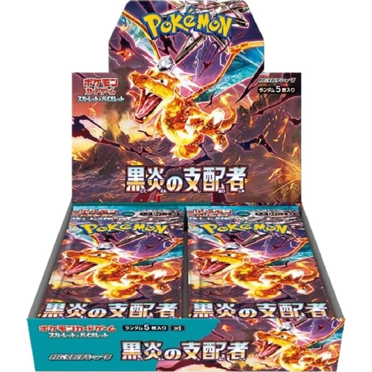 Pokémon - Ruler Of The Black Flame Booster Box - 30 Booster Pakker