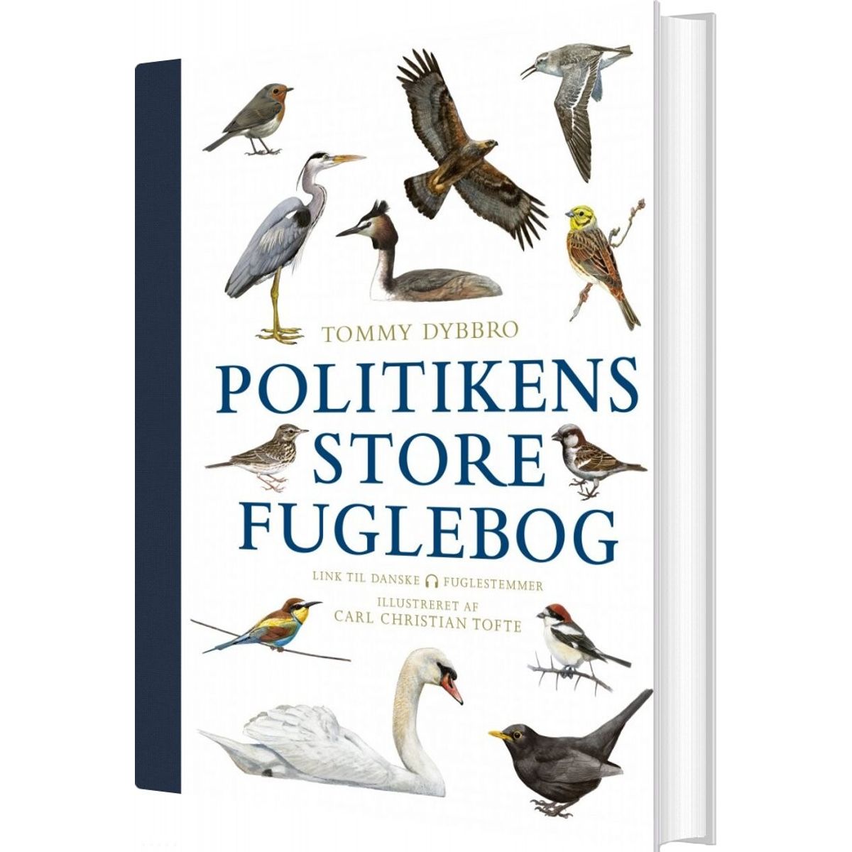 Politikens Store Fuglebog - Tommy Dybbro - Bog