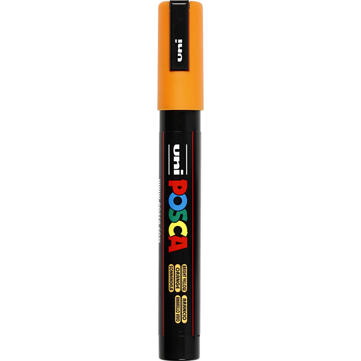 Posca Tusch - Nr. Pc-5m - Tykkelse 2,5 Mm - Bright Yellow