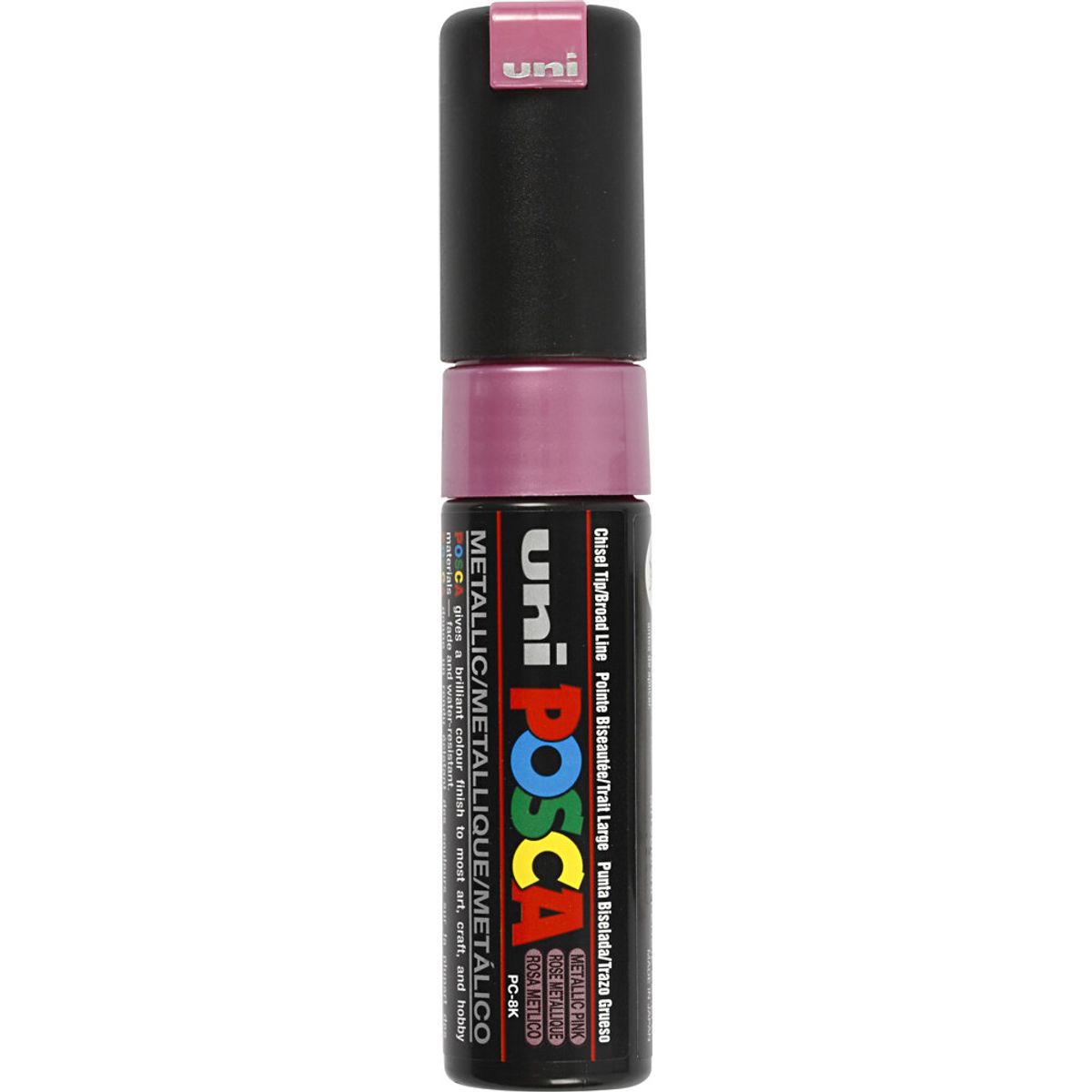 Posca Tusch - Nr. Pc-8k - Tykkelse 8 Mm - Metallic Pink