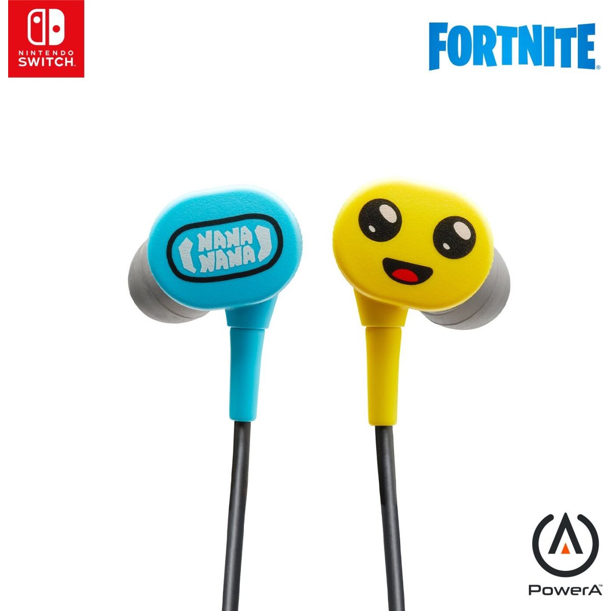 Powera Wired Earbuds - Peely Fortnite (nintendo Switch) /nintendo Switch