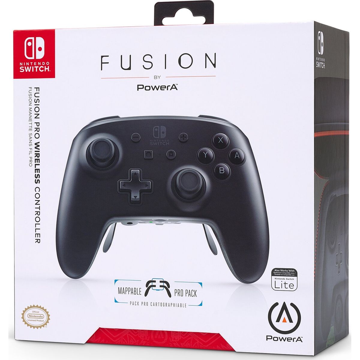 Powera Fusion Pro Wireless Controller (nintendo Switch) - White/black