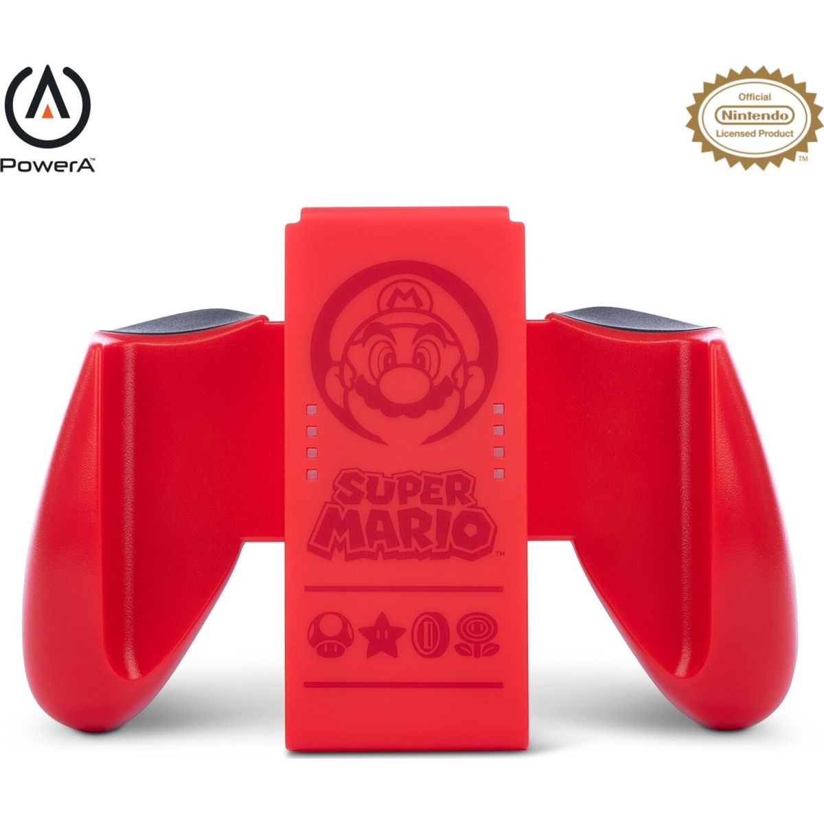 Powera Joy-con Comfort Grip - Super Mario Red