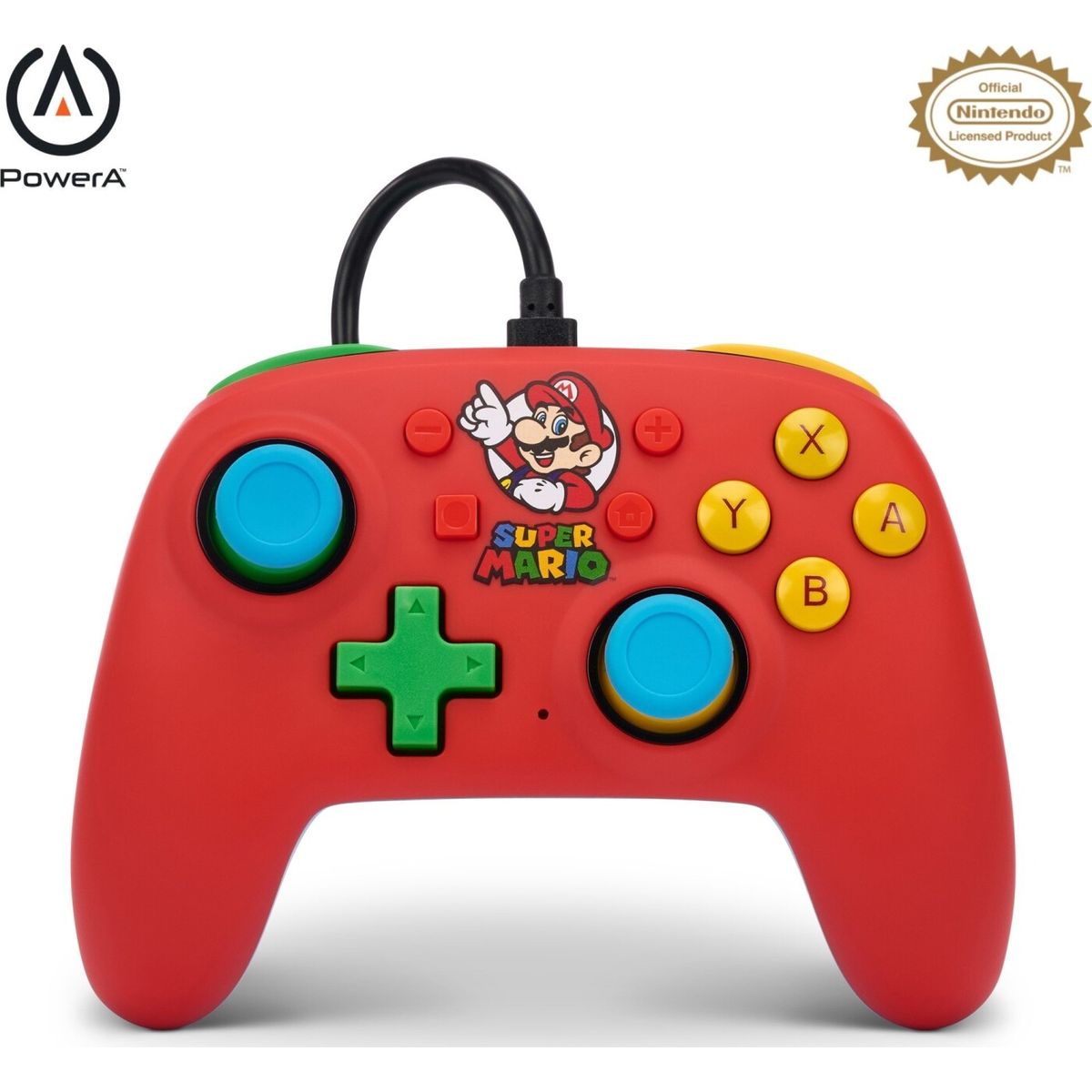 Powera Nano Wired Switch Controller - Mario Medley