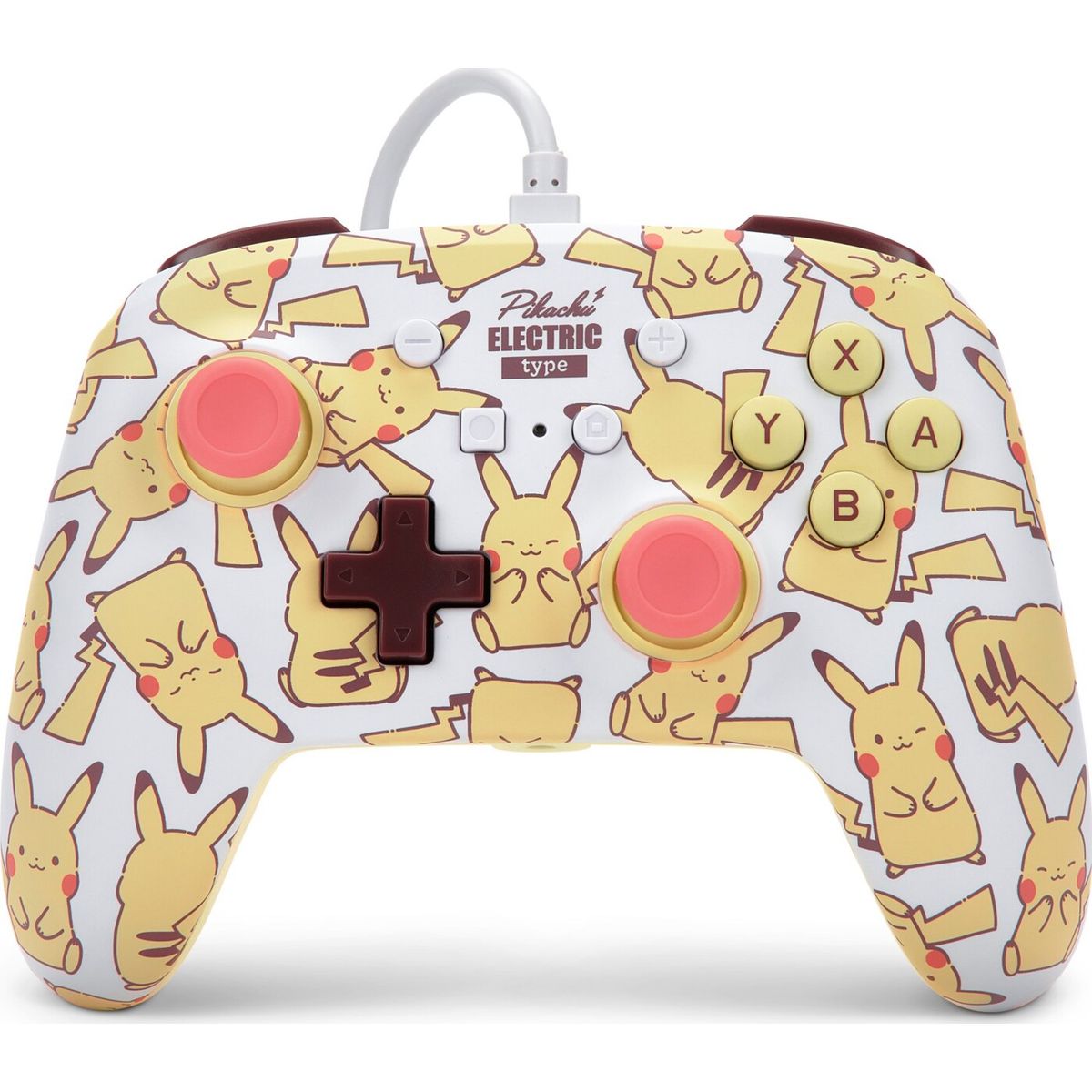 Powera Nsw Enh Wired Controller - Pikachu Blush