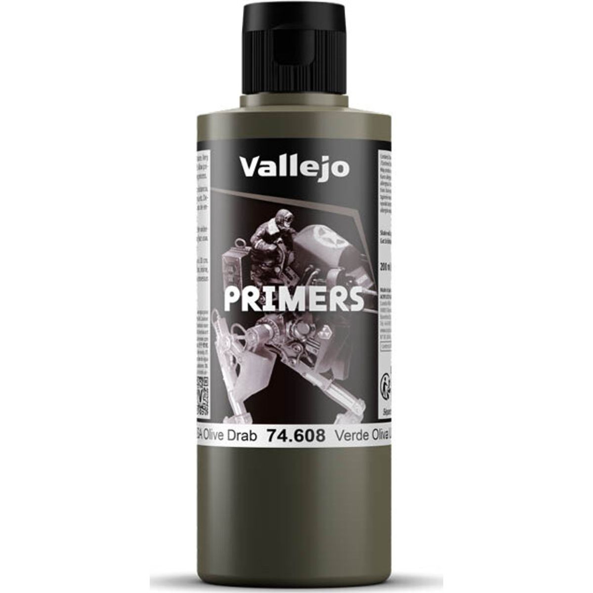 Vallejo - Surface Primer - Usa Olive Drab 200 Ml