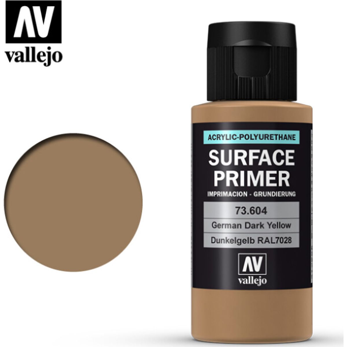 Vallejo - Surface Primer - German Dark Yellow 60 Ml