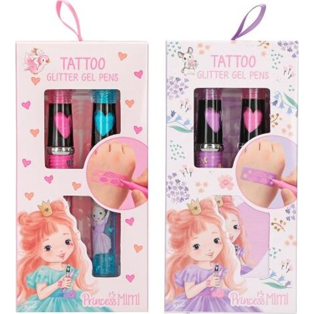 Princess Mimi - Tattoo Glitter Gel Pens Tatoveringssæt - Assorteret