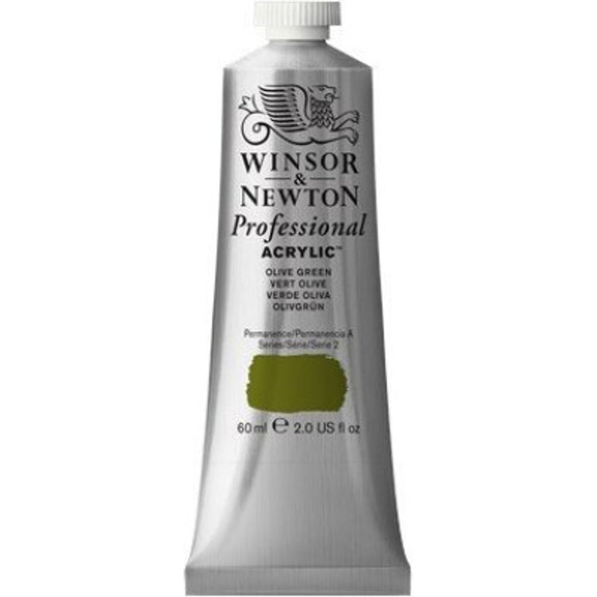 Winsor & Newton - Akrylmaling - Olive Green 60 Ml