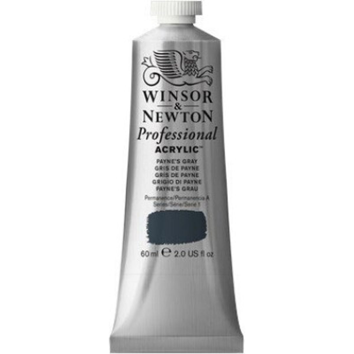 Winsor & Newton - Akrylmaling - Payne's Grey 60 Ml