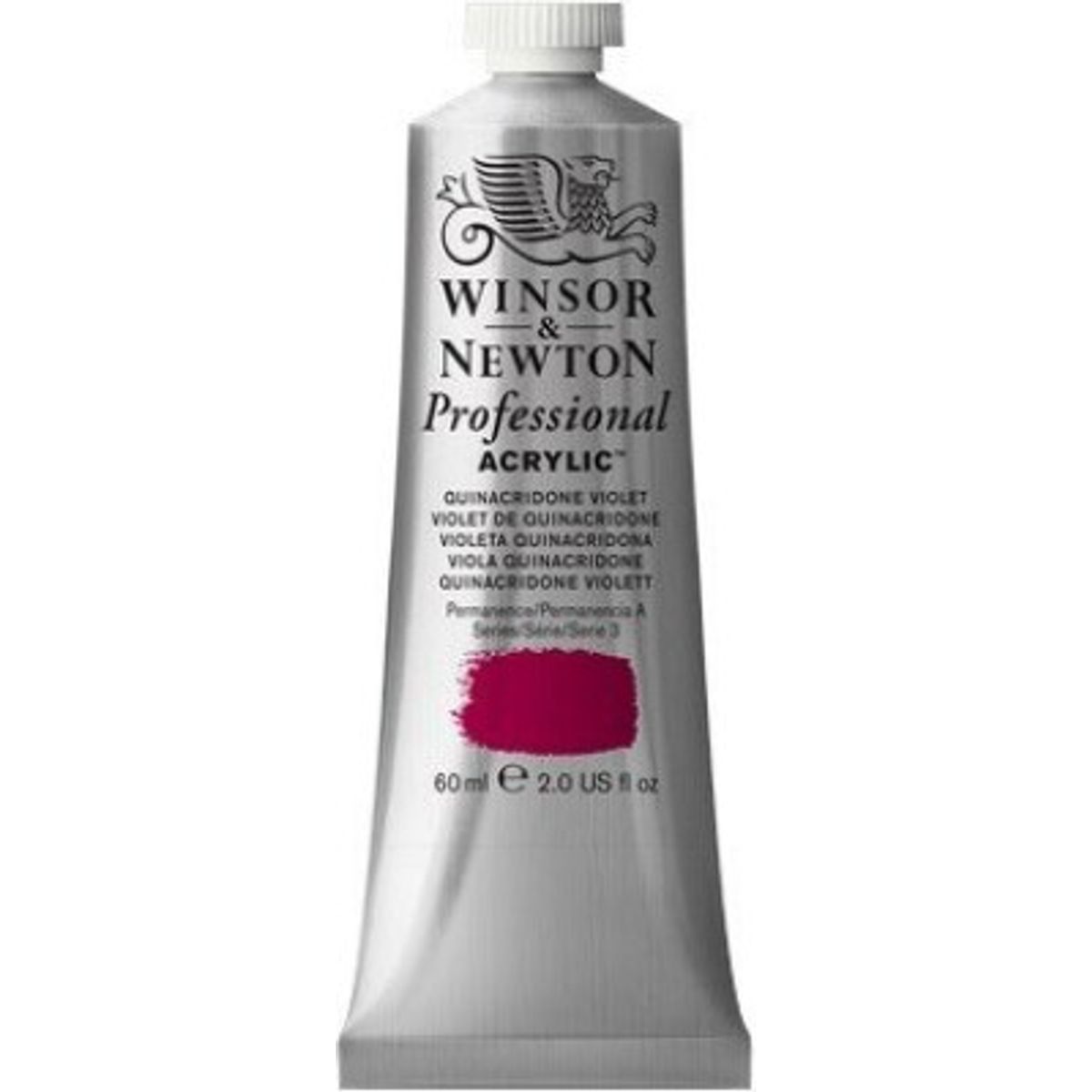 Winsor & Newton - Akrylmaling - Quinacridone Violet 60 Ml