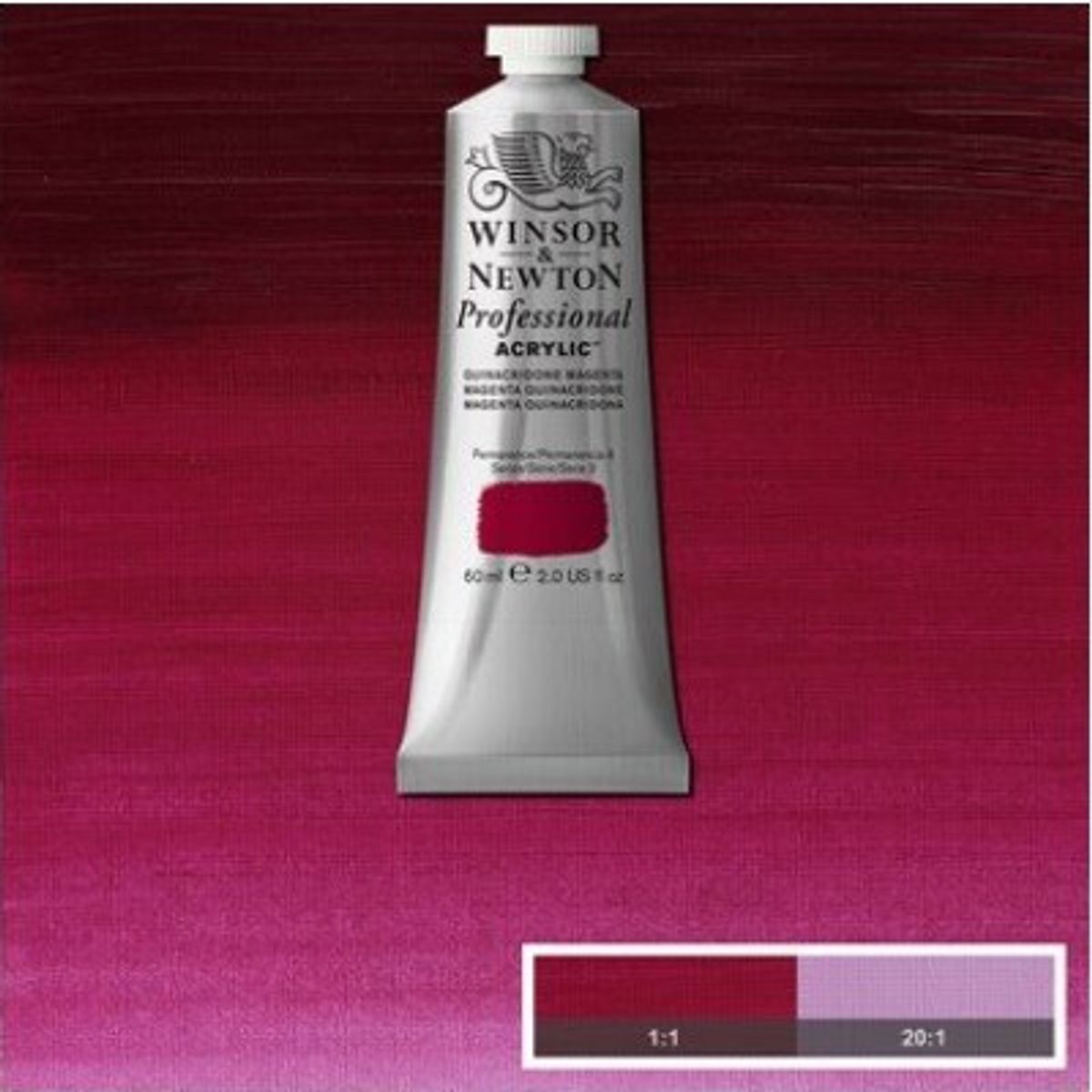 Winsor & Newton - Akrylmaling - Quinacridone Magenta 60 Ml