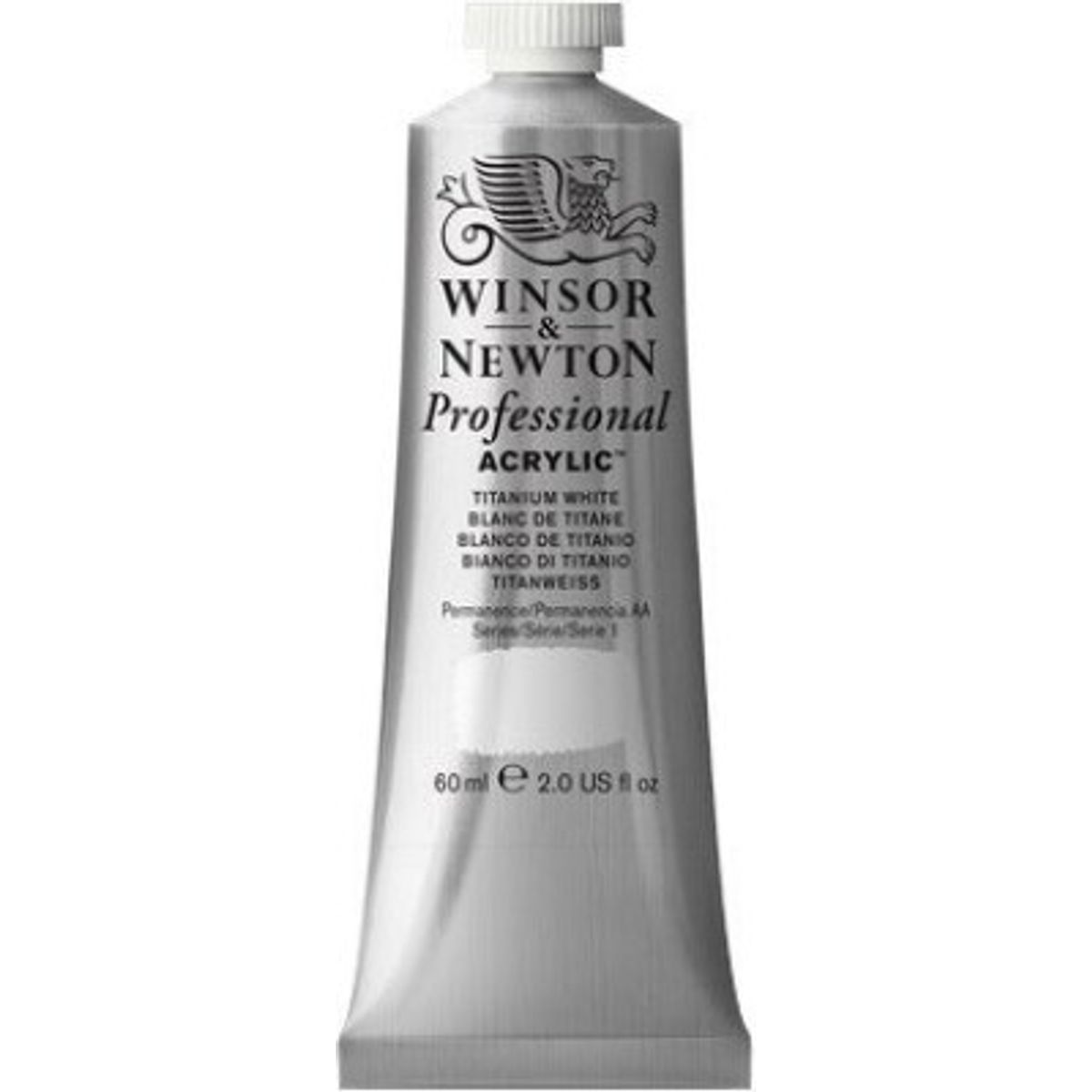 Winsor & Newton - Akrylmaling - Titanium White 60 Ml