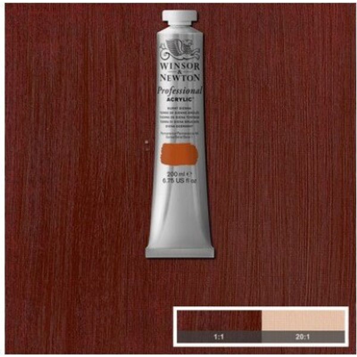 Winsor & Newton - Akrylmaling - Burnt Sienna 200 Ml