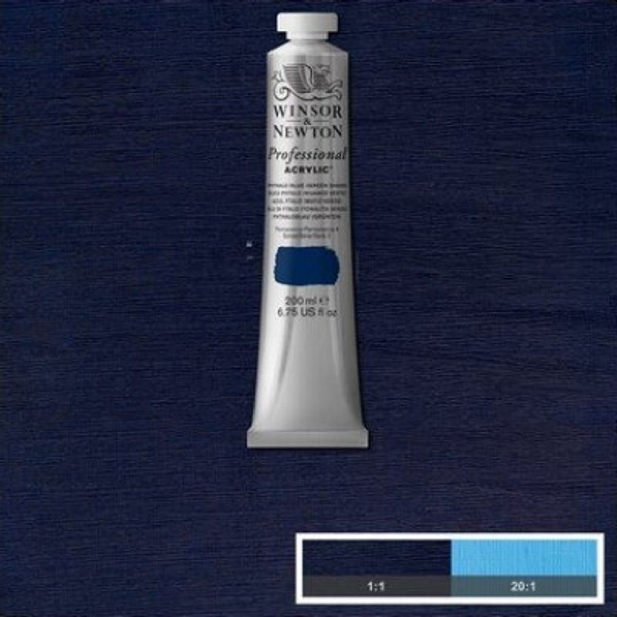 Winsor & Newton - Akrylmaling - Phthalo Blue Green Shade 200 Ml