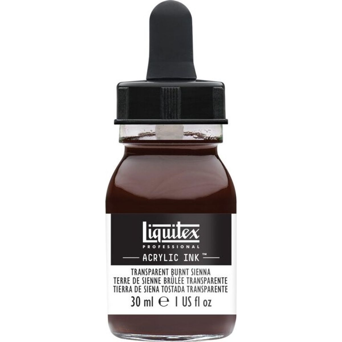 Liquitex - Acrylic Ink - Transparent Burnt Sienna 30 Ml