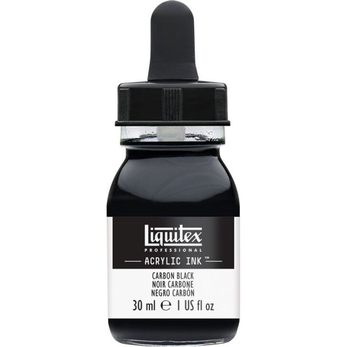 Liquitex - Acrylic Ink Blæk - Carbon Black 30 Ml