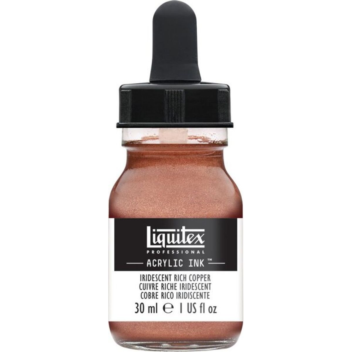 Liquitex - Acrylic Ink Blæk - Iridescent Rich Copper 30 Ml