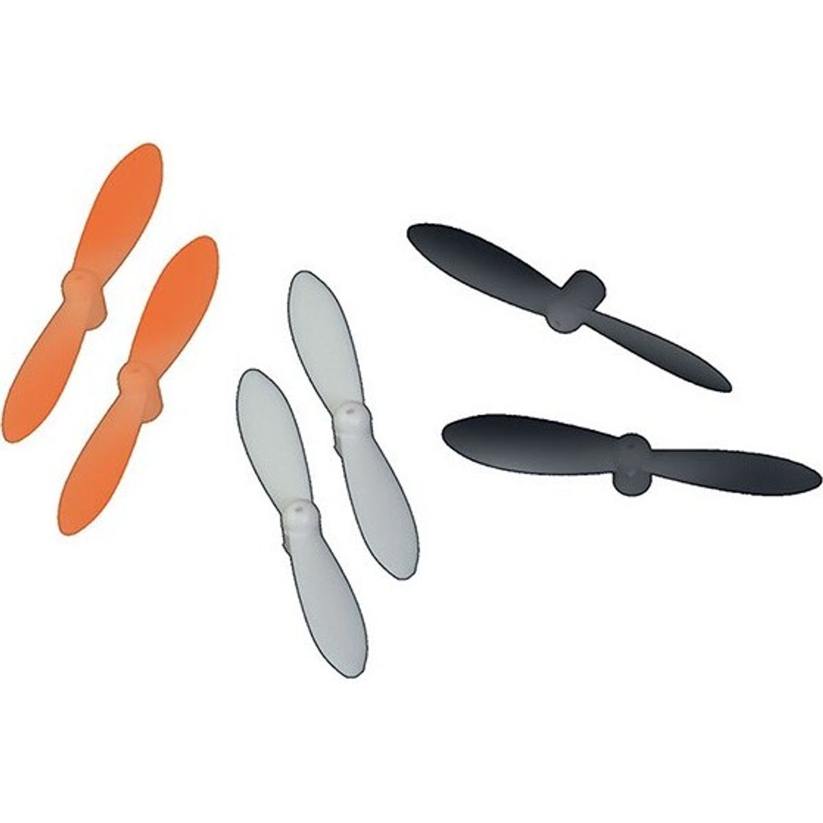 Propeller For H108 2xorange, 2x White, 2x Black - H108-v07 - Hubsan