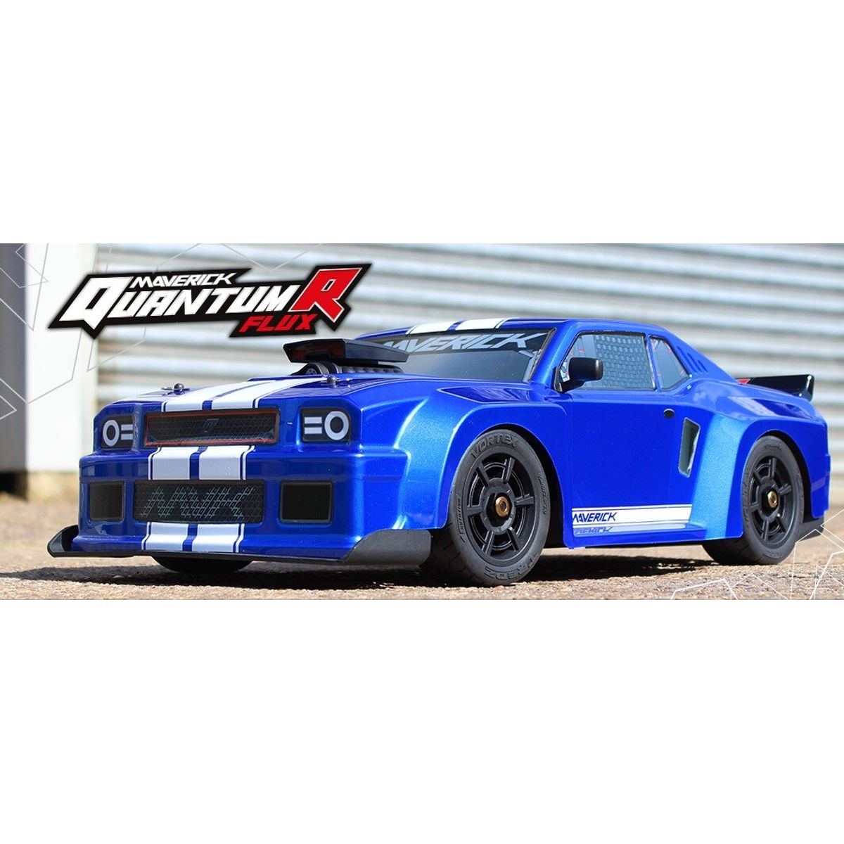 Maverick - Quantumr Flux 4s Fjernstyret Muscle Car - 1:8 - Blå - Mv150310