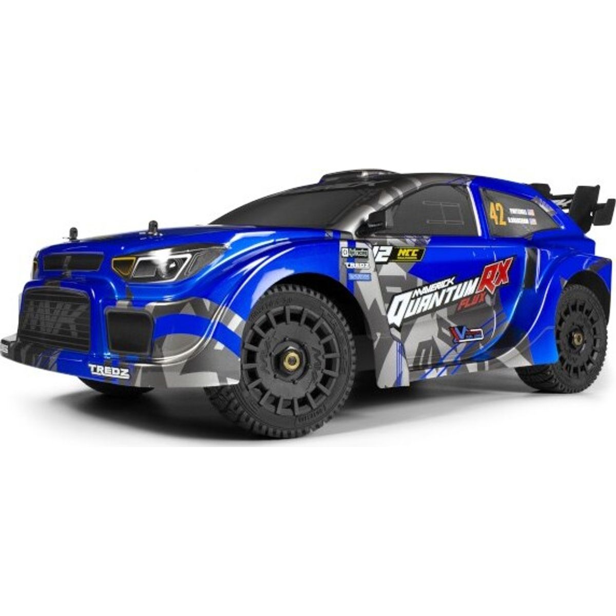 Quantumrx Rally Car Body - Blue - Mv150363 - Maverick Rc