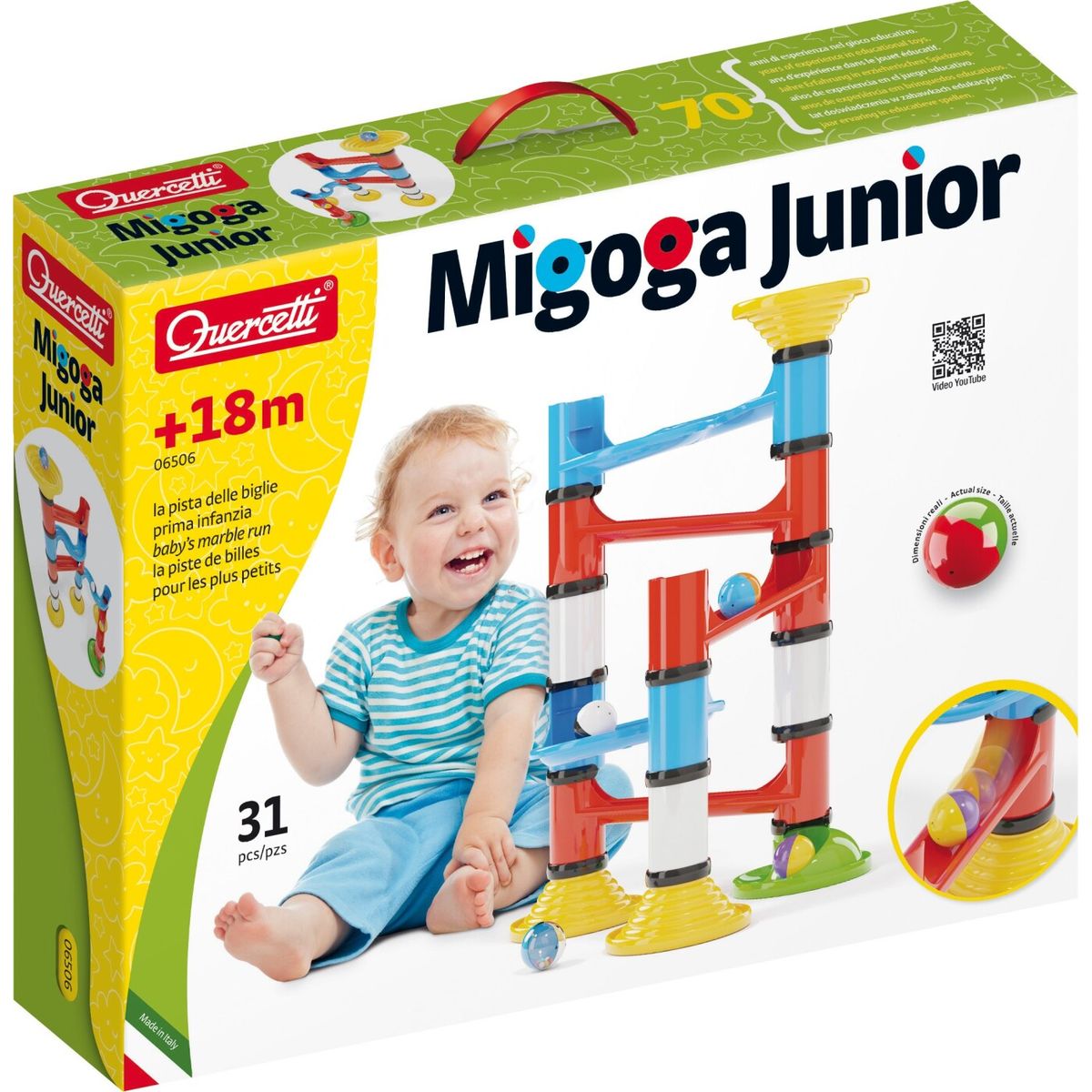 Quercetti - Migoga Junior Kuglebane - 31 Dele