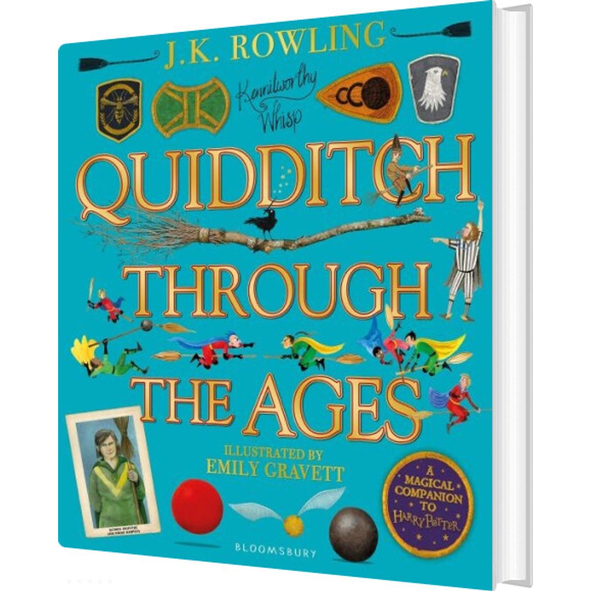 Quidditch Through The Ages - Illustrated Edition - J. K. Rowling - English Book