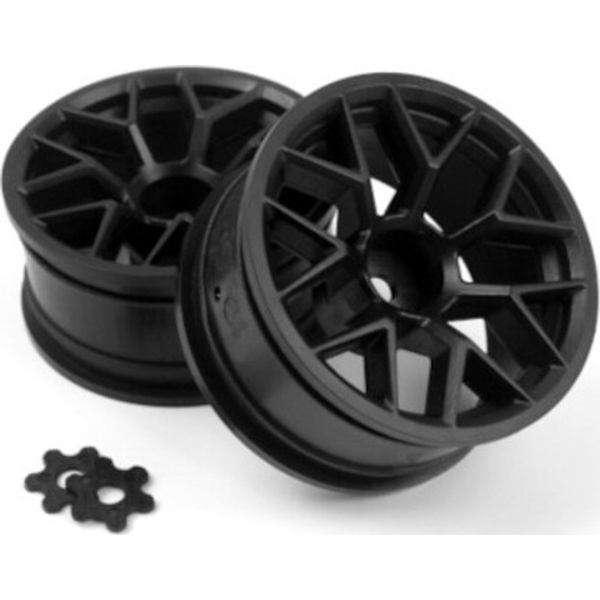 Rtr Wheel 26mm Black (6mm Offset/2pcs) - Hp160400 - Hpi Racing