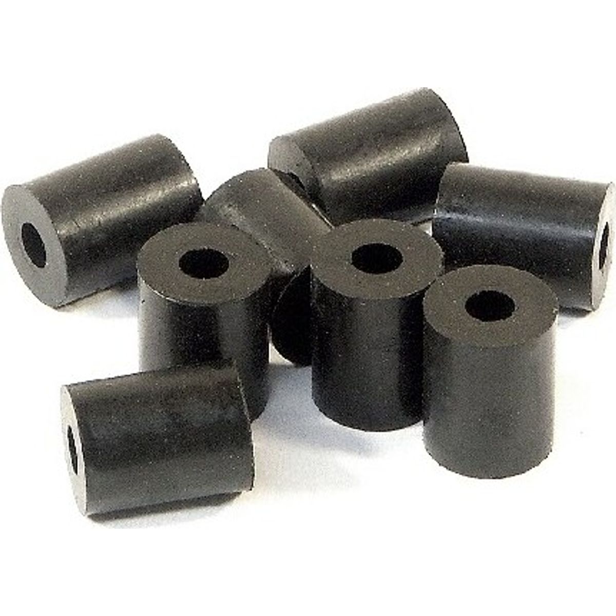 Rubber Tube 3 X 8 10mm (shaped/black/8pcs) - Hp87058 - Hpi Racing