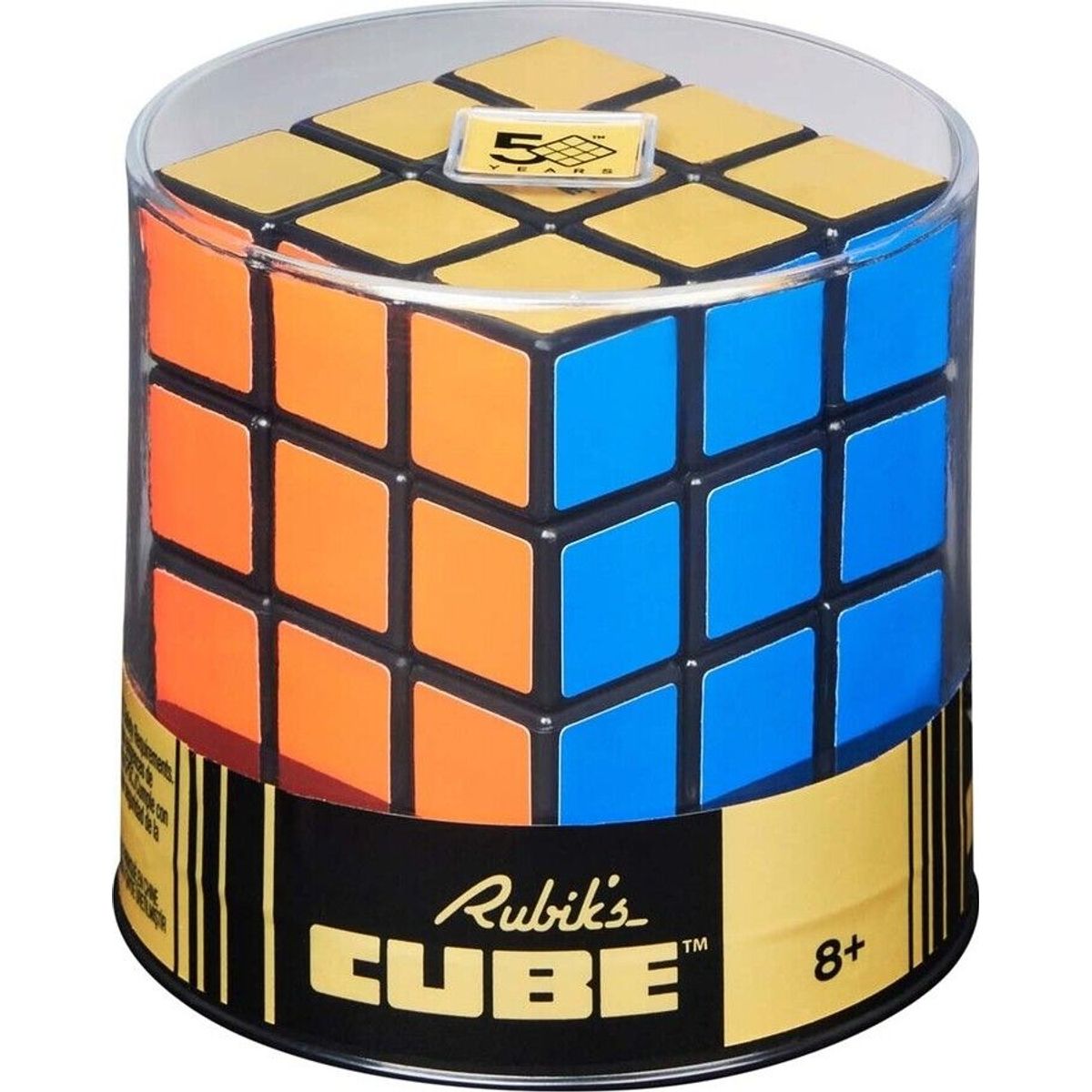 Rubiks Cube - 3x3 Retro Terning - 50-års Jubilæum