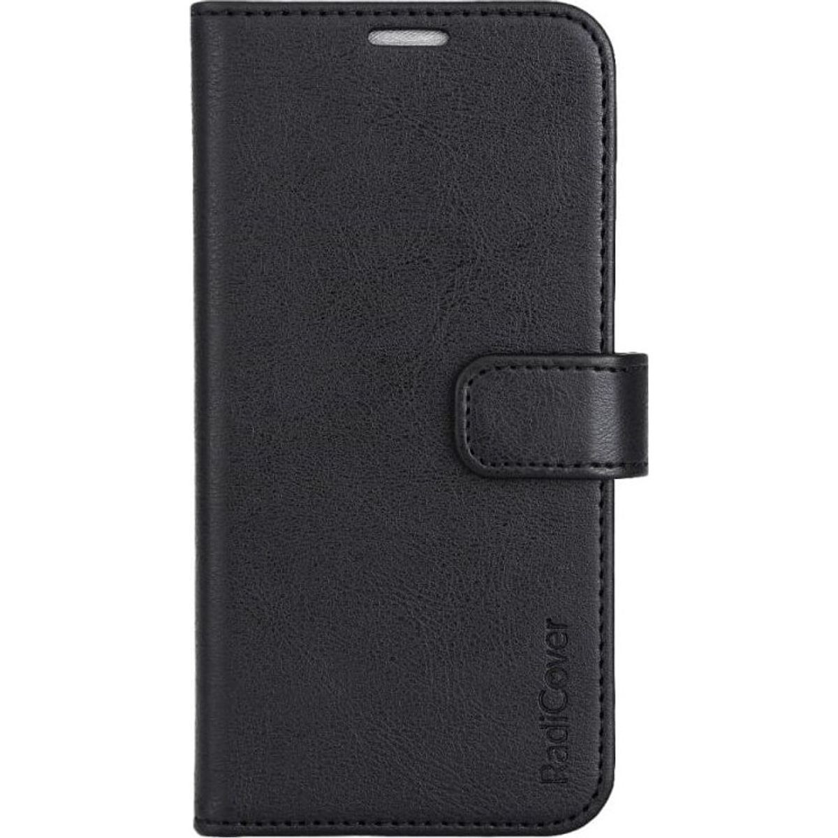 Radicover - Radiation Protection Wallet Vegan Leather Iphone 15 Pro Flipcover Sort Pu