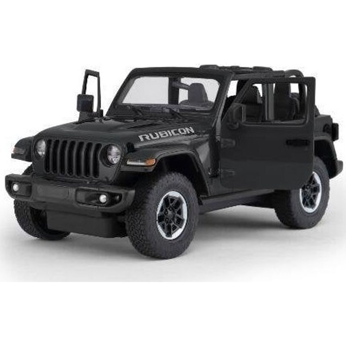 Rastar - Rc 1:14 Jeep Wrangler 2.g A/b - Black (23037)