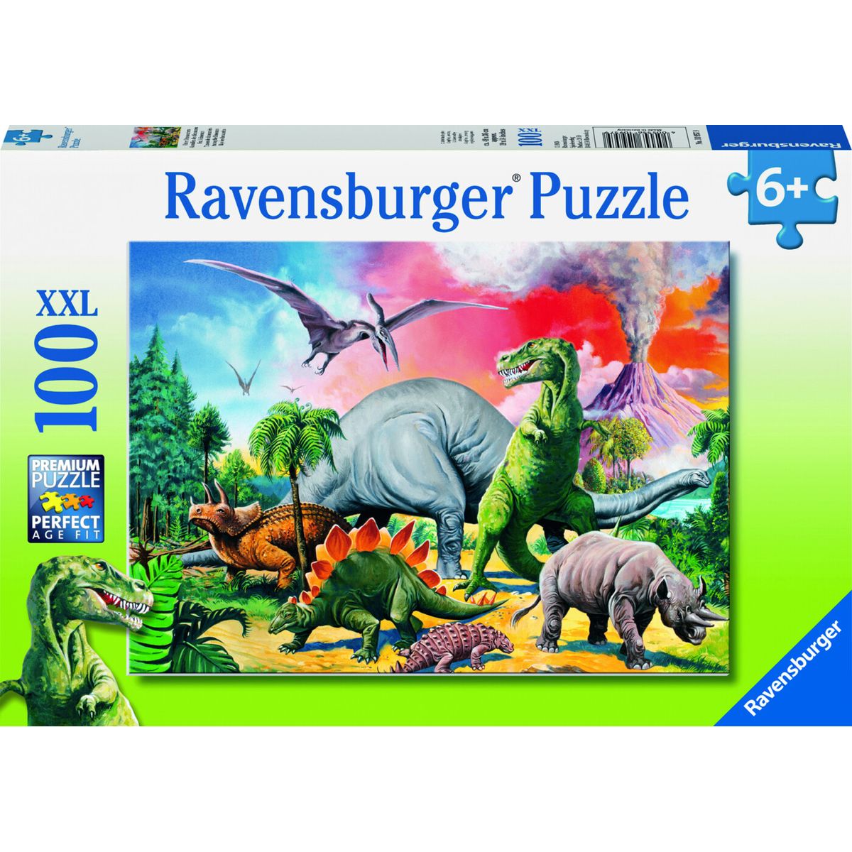 Dinosaur Puslespil - 100 Xxl Brikker - Ravensburger