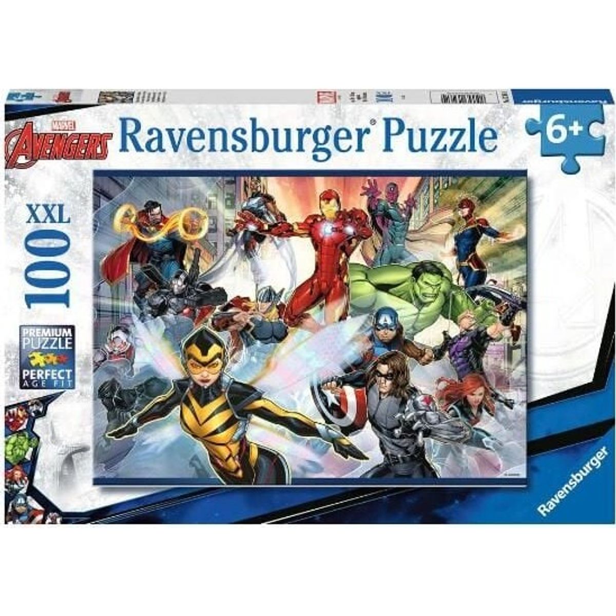 Avengers Puslespil - Marvel - 100 Xxl Brikker - Ravensburger