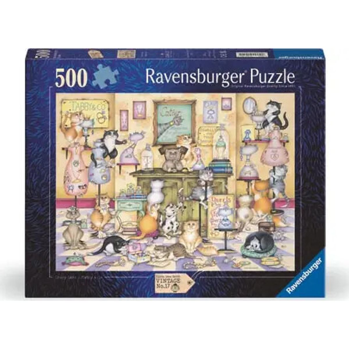 Ravensburger - Crazy Cats Taby & Co. 500 Brikker