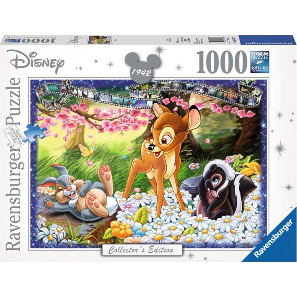 Disney Puslespil - Bambi - Collectors Edition - 1000 Brikker - Ravensburger