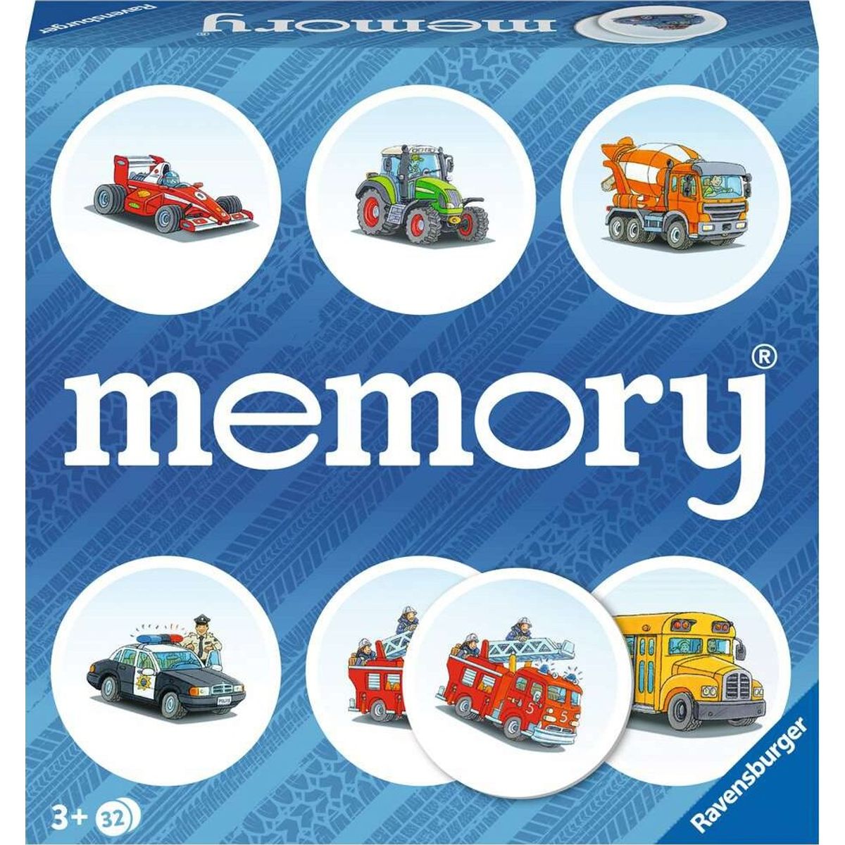 Vendespil - Køretøjer Memory - Ravensburger