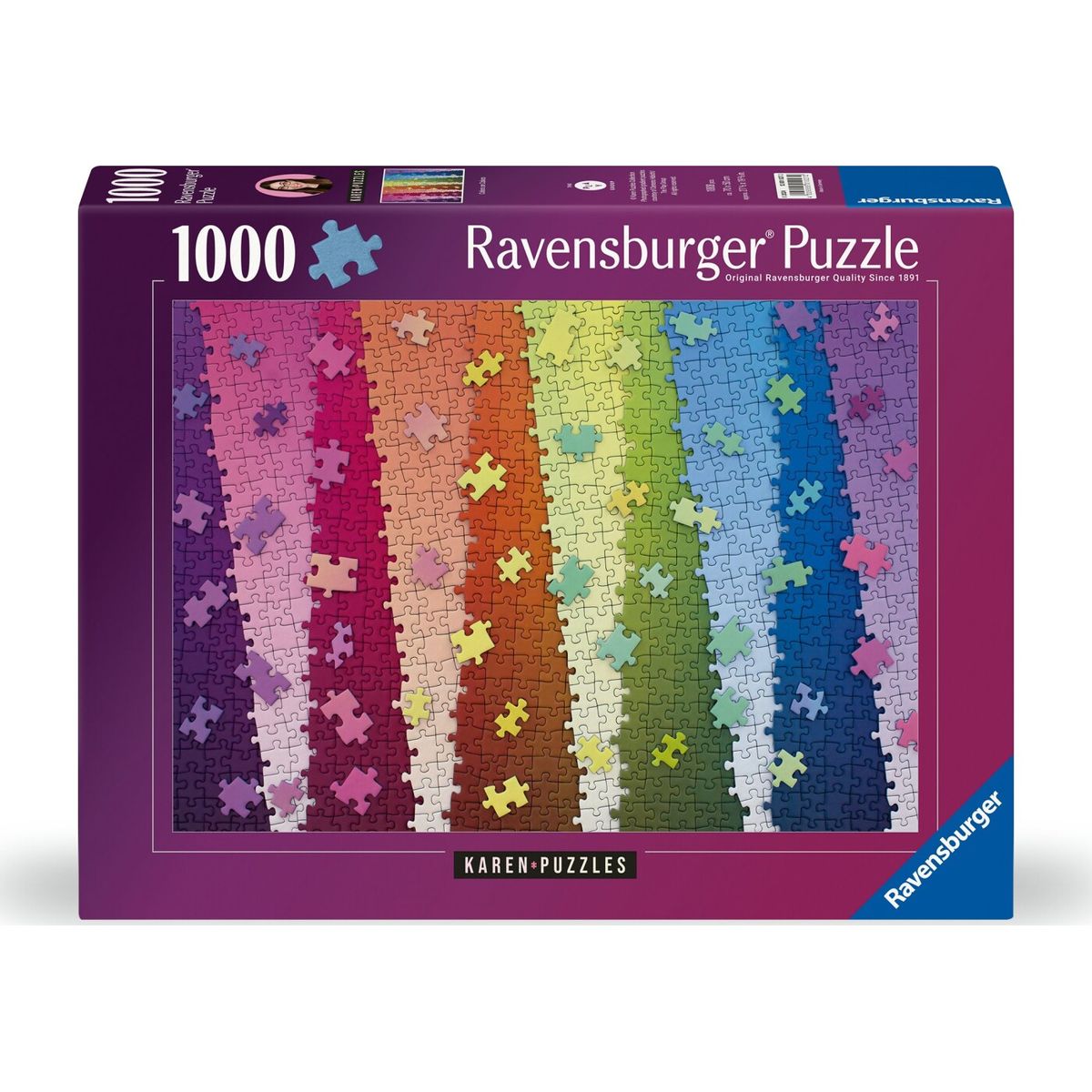 Ravensburger Puslespil - Colors On Colors - 1000 Brikker