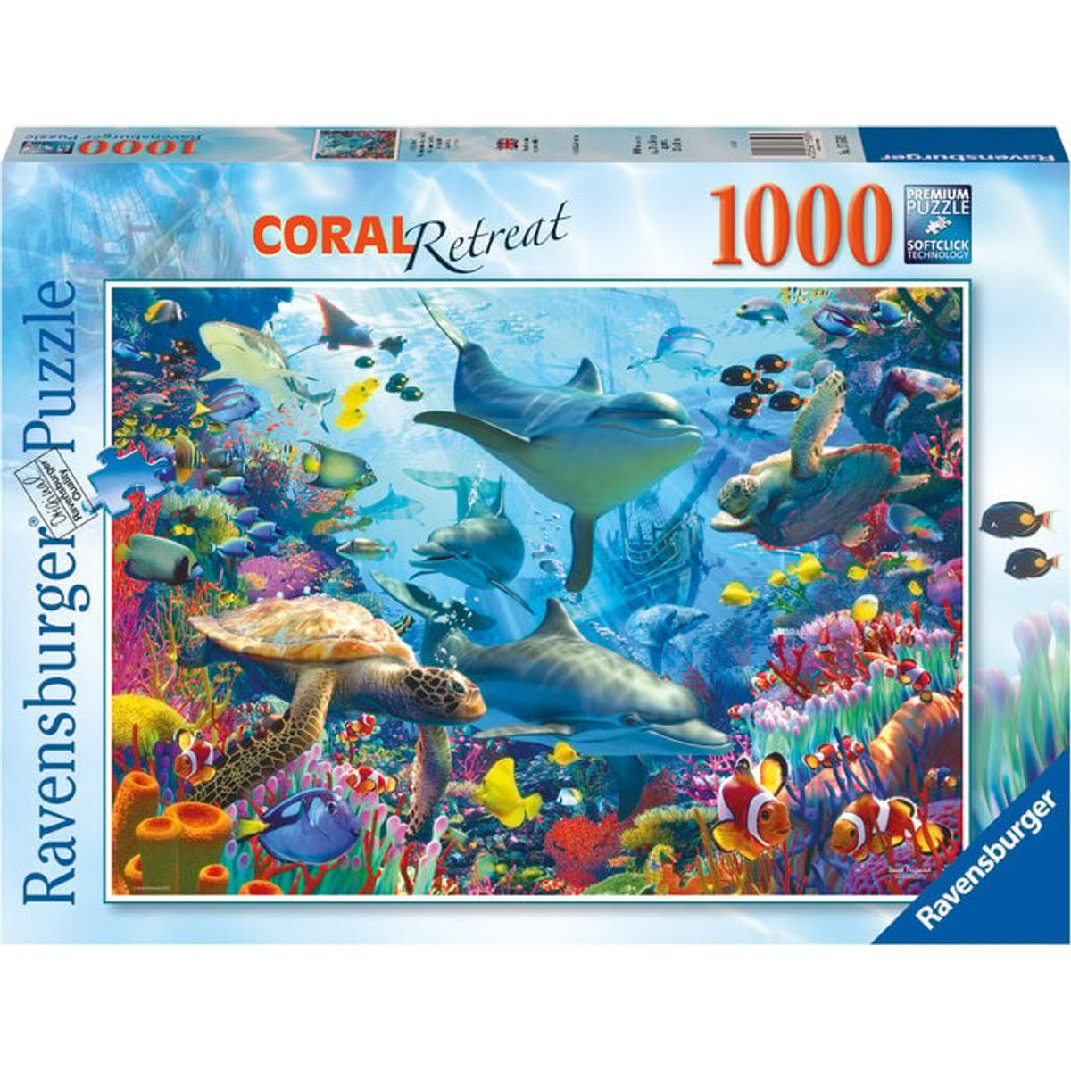 Ravensburger Puslespil - 1000 Brikker - Koralrev Retreat