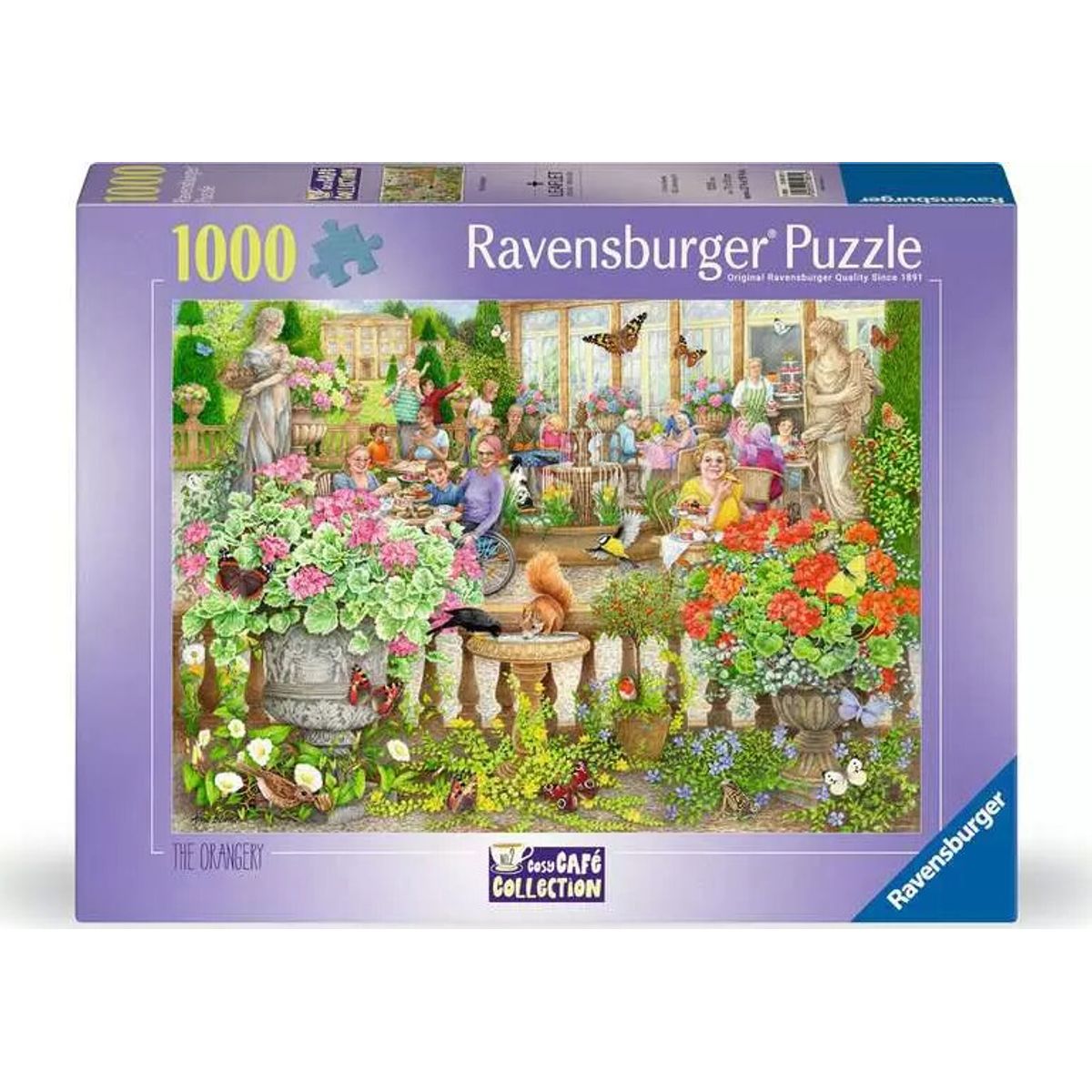 Ravensburger Puslespil - Secret Garden - 1000 Brikker