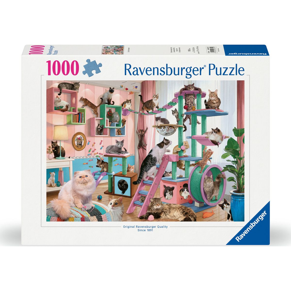 Ravensburger Puslespil - 1000 Brikker - Kattetræ Himlen