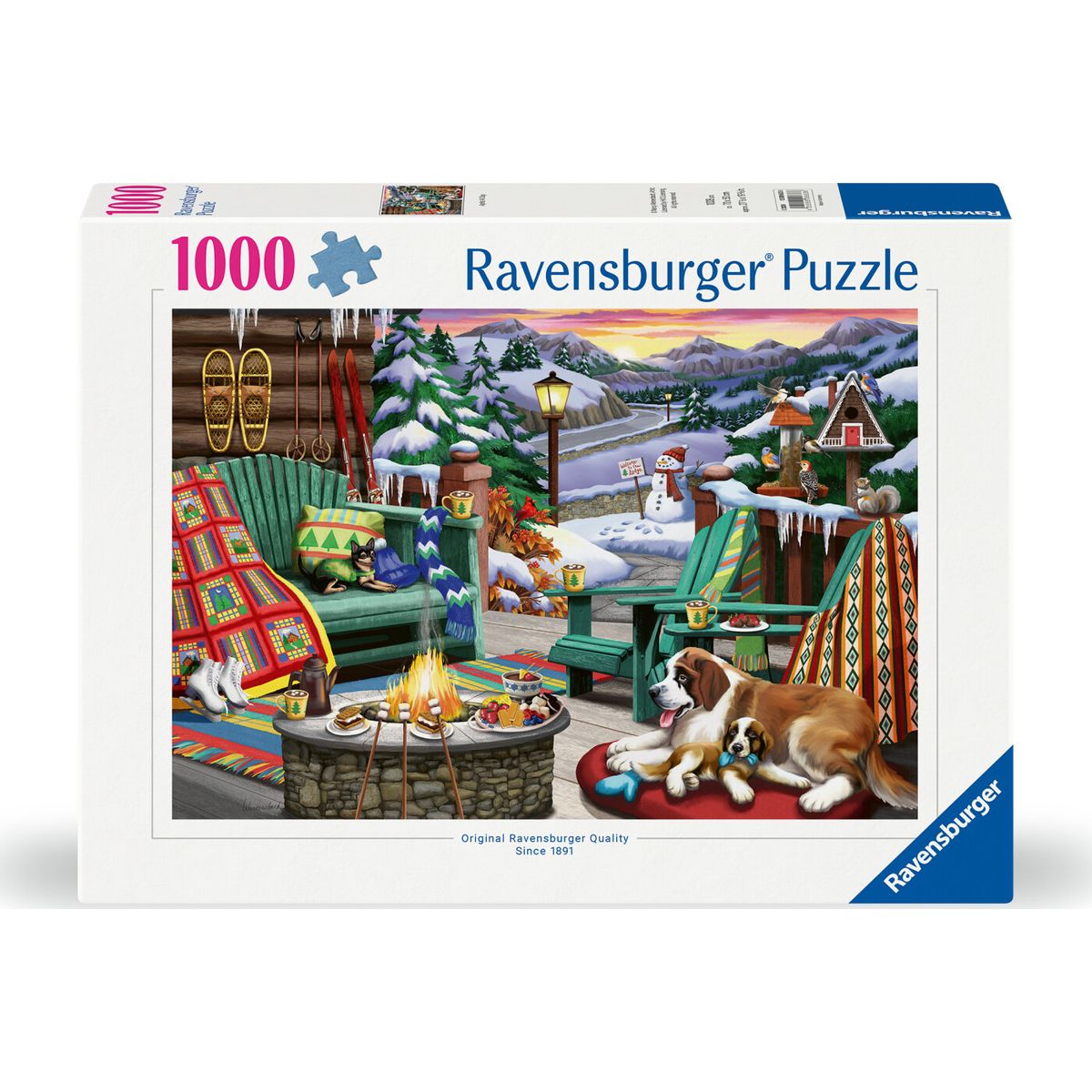 Ravensburger Puslespil - 1000 Brikker - Aprés All Day