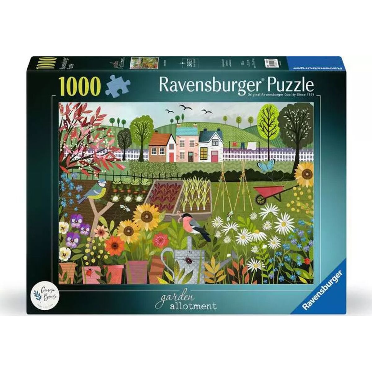 Ravensburger Puslespil - Garden Allotment - 1000 Brikker